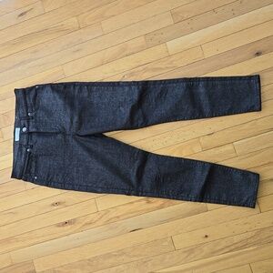 Ladies size 8 black shimmery  Loft Jeans